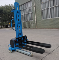 WELIFTRICH Semi-électrique 500kg 700kg 1000kg Longueur de fourche 1050mm Batterie 12V/45Ah Opération manuelle Chariot élévateur à palettes auto-chargeur