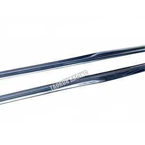 Jupe d'extension de pare-chocs latéral en fibre de carbone Style PSM pour Benz W205 S205 C180 C200 C300 C42 C63 Sedan & Wagon 15-21 - Product Image 4