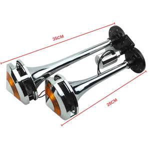 Profesional 12V/24V Free Air Melody Six <span class=keywords><strong>Trompeta</strong></span> Bocina <span class=keywords><strong>de</strong></span> coche con caja <span class=keywords><strong>de</strong></span> interruptor <span class=keywords><strong>de</strong></span> 8 Botones Ajuste utilizado en coche Camión Autobús Barco Bocina <span class=keywords><strong>de</strong></span> aire - Product Image 2