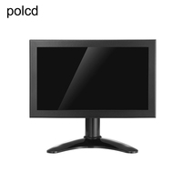 Polcd 8 inci VESA tertanam Snap pada Casing plastik TFT LCD Monitor tampilan industri