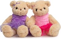 Lucu 21 ''Pink balerina boneka hewan beruang Teddy rok Tutu ulang tahun menari recal hadiah anak perempuan anak-anak Super lembut mewah PP katun