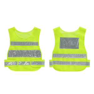 CITICITY Workwear Fluorescent Yellow Road Traffic Safety Reflective Vest Mesh Breathable Safety Vest with PVC Reflective <b>Tape</b> - Product Image 4