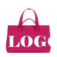 Tas Tote Rajut Wanita Grosir Baru, Tas Tote Jacquard Besar Bermerek Kustom, Tas Jacquard S Gaya Desainer dengan Logo Kustom