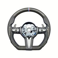 Volant sport en cuir et carbone forgé pour M2/M5/X3/X5/M3/4 Series F Series