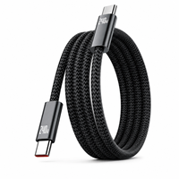 Câble de charge rapide 240W PD3.1 Type-C vers Type-C, blindé, en nylon tressé, en cuivre pur, vente en gros OEM