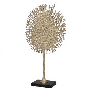 Escultura de Mesa de Aluminio Ecológica de Diseño Escandinavo, Estilo de Vida Moderno, para Hogar u Oficina - Product Image 1