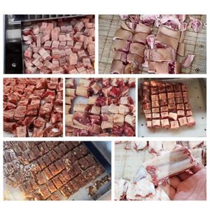 High Efficiency <b>Meat</b> Bone Chopper Machine Commercial Poultry Chicken Cutter Frozen <b>Meat</b> Dicing Machine - Product Image 6