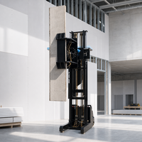 Chariot élévateur électrique pour la manutention de plaques de plâtre et de dalles de sol, capacité lourde de 1,5 tonne, pour la construction et l'entrepôt