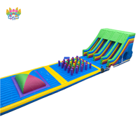 Parcours d'obstacles gonflable pour adultes de haute qualité, en PVC, écologique, grand modèle, nouveau design, provenant du château de parc d'attractions
