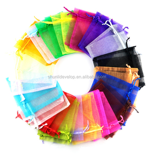 Shunli joyería logotipo personalizado Rosa embalaje <span class=keywords><strong>bolsas</strong></span> de <span class=keywords><strong>organza</strong></span> personalizadas 9x12 <span class=keywords><strong>bolsas</strong></span> de <span class=keywords><strong>organza</strong></span> 20x30 - Product Image 2