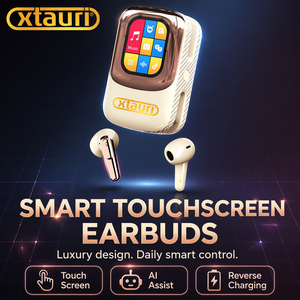 Écouteurs XTAURI AI Secretary Wisdom avec affichage IPS interactif pour la traduction et le racontage de blagues, qualité sonore HiFi - Product Image 1
