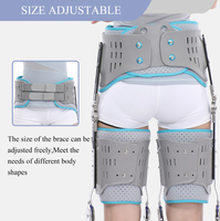 Attelle orthopédique réglable et durable pour le genou, la cheville, le pied, la hanche, le sacrum et la taille, équipement de rééducation de l'articulation de la hanche