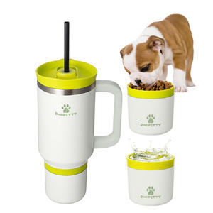 Vaso Térmico de 40oz con Asa y 2 Tapas, Tapa con Pajita Antiderrames, Taza de Viaje para Café de Acero Inoxidable con Aislamiento y Tazón, Apto para Lavavajillas - Product Image 1