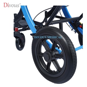 Fauteuil roulant médical en aluminium de qualité supérieure pour la réadaptation, exporté de Chine - Product Image 4