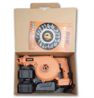 Souffleur sans fil électrique à batterie au lithium 21V portable, moteur sans balais, 125 mph pour le bricolage et l'élimination de la poussière industrielle
