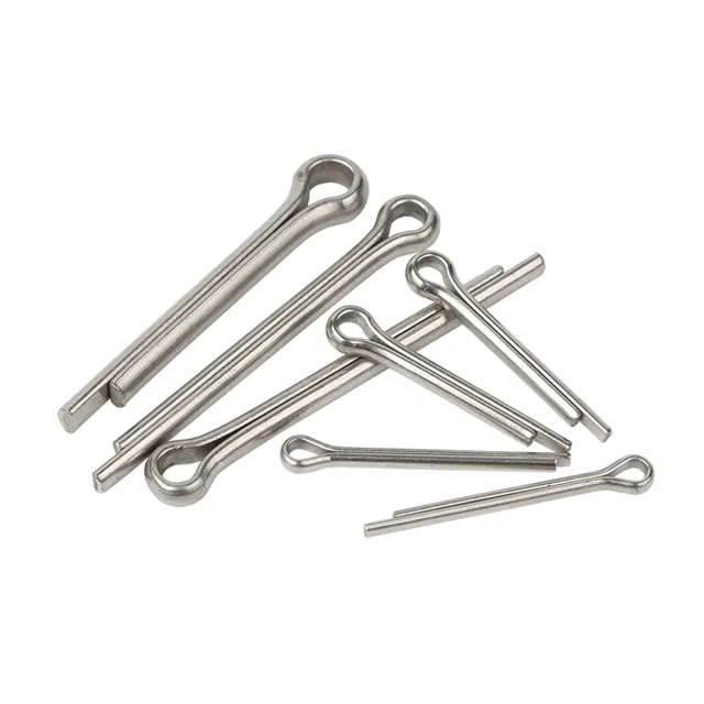 Grosir stainless steel A2 316 cotter pin 0.6mm 0.8mm 1mm 1.2mm split pin