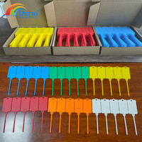 Étiquette d'instructions en plastique verrouillable de sécurité, toutes couleurs, en acrylique, jetable, personnalisable, pour clés de moto et de voiture, vente en gros