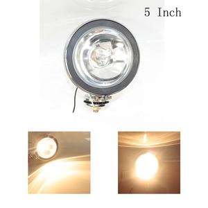 JSHINE Fari Fendinebbia e di Guida Alogeni Angel Eye Cromati Bianchi da 5 Pollici 12V/24V con Alloggiamento in Metallo e Lente in Vetro per Lampadina H3 - Product Image 6