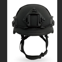 Casque de protection tactique 3A MICH avec sangles réglables et système de rails pour l'entraînement en extérieur