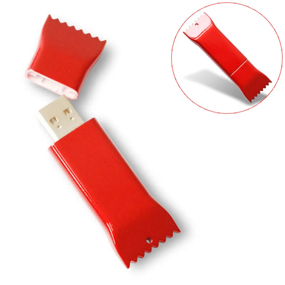 Individuelle Plastik-Candy-Flash-Lette Pendrive 64 GB U-Lette Candy-Form USB-Sticks USB-Stecker Fabrik Cle Speicher USB-Flash-Lette