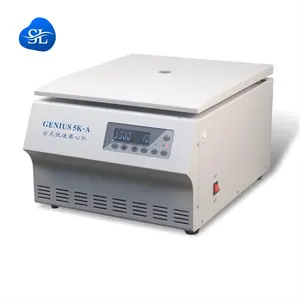 La centrifugeuse automatique de table à basse vitesse de 5000 tr/min peut utiliser 3/5ml de deux récipients d'extraction sous vide standard