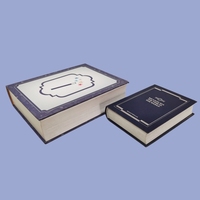 Оптовая продажа: Элитная косметическая упаковка в форме книги, креативная коробка для косметики в виде книги