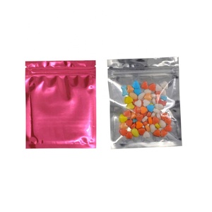 100 PCS 4x5''(10.2x12.7 cm ) 3.5g Cookie Bags Packaging Clear Foil Food Storage Customized Gift Logo Custom Printed Mylar Bag - Product Image 3