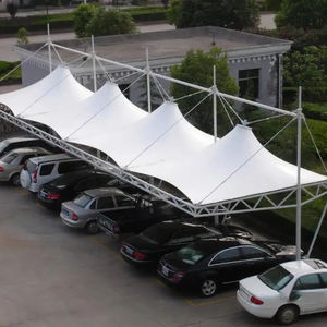 Struktur Kanopi Baja Membran Tahan Air PVC PTFE ETEF untuk Atap Stadion Luar Ruangan, Pengelasan, Pemotongan, Umur Pakai 70 Tahun, Standar AS Eropa - Product Image 3