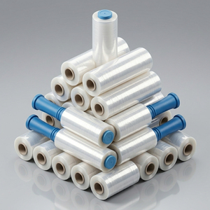 Pellicola <span class=keywords><strong>Estensibile</strong></span> Trasparente Morbida per Alimenti con Design a Maniglia per Imballaggio <span class=keywords><strong>Alimentare</strong></span> e Avvolgimento Industriale - Product Image 4