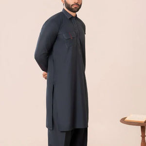 Shalwar Kameez ethnique entièrement personnalisé en coton de haute qualité, toutes saisons, pour hommes, élégant, pour mariage et fêtes, séchage rapide, sans plis - Product Image 6