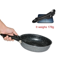 Klip pengganti pegangan tangan Universal ergonomis, Aksesori dapur pegangan panci dapat dilepas untuk peralatan masak