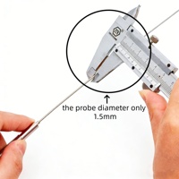 Thermocouple de type K ultra-fin pour une mesure précise de la température avec capteur de résistance thermique PT100/PT1000