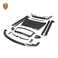 Kit carrosserie en fibre de carbone sèche de qualité supérieure pour Bentley Flying Spur 20-25, comprenant des coques de rétroviseurs en carbone sec, des ailerons de type bec de canard et des prises d'air avant.