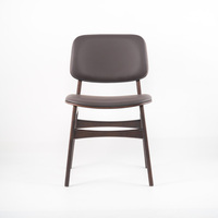 Chaise de salle à manger en bois massif moderne au design nordique pour la maison pour les meubles de salon