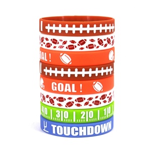 Bracelets en silicone Youmigift Rugby, bracelets promotionnels, bracelets personnalisés avec logo - Product Image 3