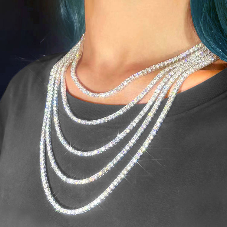 Moissanita blanca de 3 mm