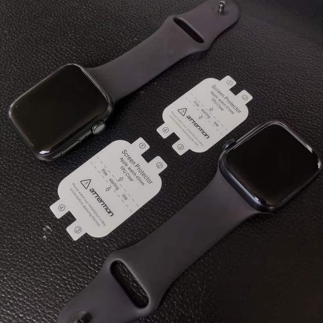 2021 Hydrogel Soft Tpu Clear Smart Watch Screen Protector Film 38 40 42 44 41 45 mm for Apple Watch S7 S6