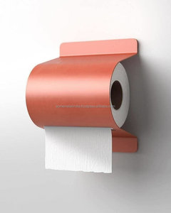 Porte-papier hygiénique mural avec étagère de rangement Porte-rouleau de papier hygiénique en aluminium élégant et fonctionnel à vendre - Product Image 5