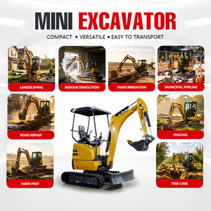 Mini Excavadora TP30 <span class=keywords><strong>de</strong></span> 3 Toneladas, Excavadora Compacta con Sistema Hidráulico Potente para Contratistas, Mini Excavadora <span class=keywords><strong>de</strong></span> 3000 kg - Product Image 2
