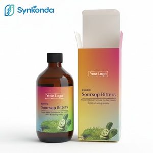 Suplemento Herbal Líquido de Guanábana OEM con Semilla Negra, Moringa y Jengibre, Apoya la Función Digestiva e Inmunológica, 16 Fl oz - Product Image 1