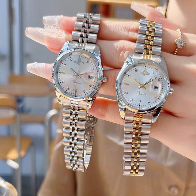 Scottie 9706 Wholesale Quartz Watches Stainless Steel Strap Watches Water Resistant Premium Fashion in Stock Ladies Wristwatches