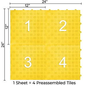 New <b>Interlocking</b> PP Material Garage/workshop/warehouse <b>Floor</b> <b>Tiles</b>, Dalle Pvc Sol Garage <b>Floor</b> Plastic Vinyl Flooring - Product Image 4