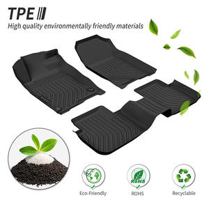 Alfombrillas de Plástico para Auto, Tapetes 3D TPE con Alfombrilla para Maletero para Toyota Meru 2005-2009 Landcruiser Prao J90 - Product Image 6