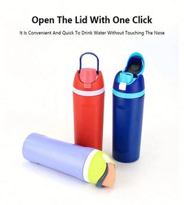 Bouteille d'eau isotherme à double paroi personnalisée avec logo, 19 oz, 24 oz, en acier inoxydable, thermos de voyage - Product Image 6