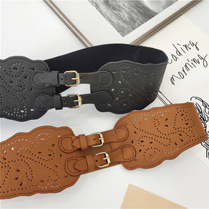 حزام نسائي من جلد <span class=keywords><strong>Obi</strong></span> مرن ومرن بعلامة تجارية مخصصة بنمط مشد ياباني - Product Image 5