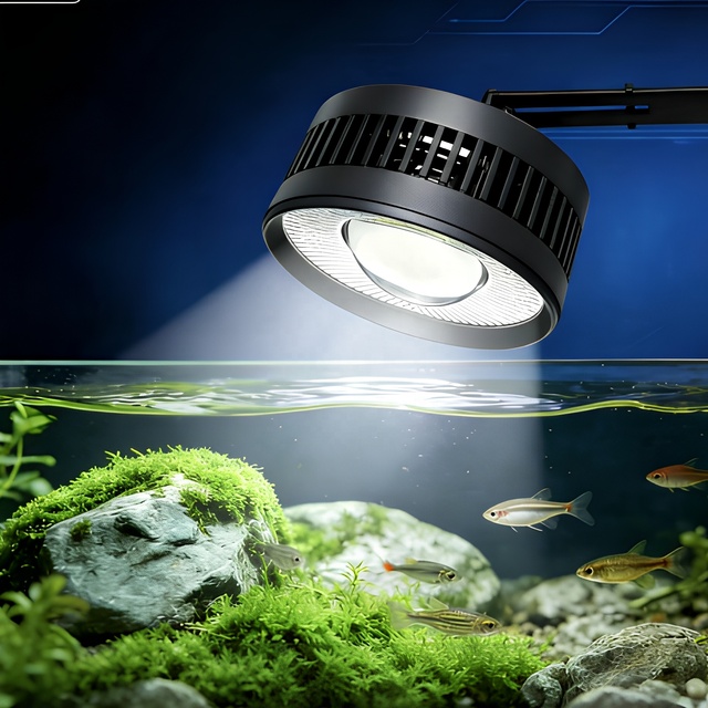 LED Aquarium Plant Light Tank-Specific Fixture Algae-Busting Full-Spectrum Illumination for Planted Tanks Aluminum Alloy