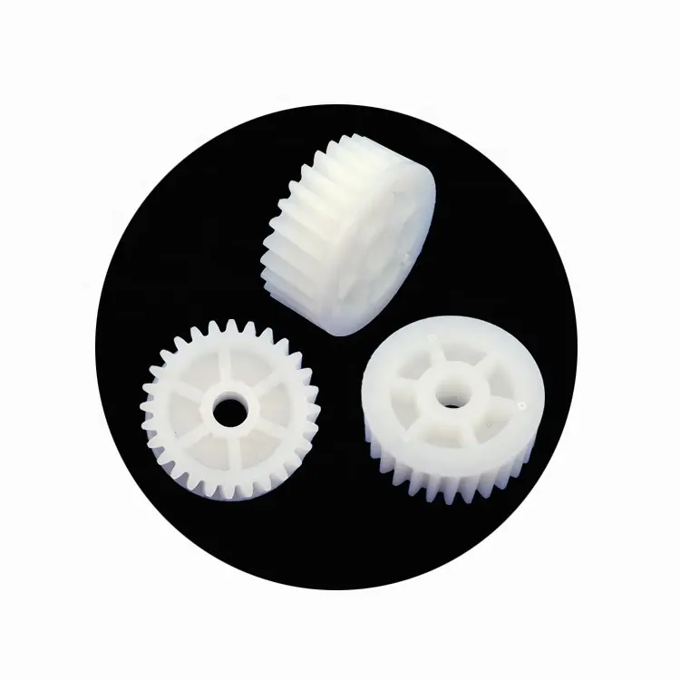 Fevas 25pcs/lot J404 White Plastic Single-Deck Gears 0.5 Module Combination Reduction Box Gears DIY Assemble Parts POM Plastic Making 