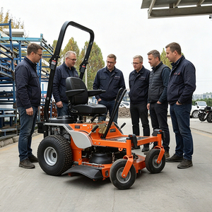 Tracteur de jardin robuste avec <span class=keywords><strong>transmission</strong></span> <span class=keywords><strong>hydrostatique</strong></span>, plateau de coupe de 48, 50 ou 61,8 pouces, moteur essence V-Twin, <span class=keywords><strong>tondeuse</strong></span> <span class=keywords><strong>autoportée</strong></span> - Product Image 6