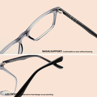 Gafas de diseño italiano, fabricantes de Wenzhou, monturas de gafas de acetato, monturas de gafas ópticas, monturas de gafas completas para hombre