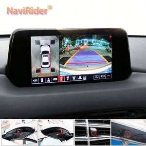 Cámara de Visión 360° con Pantalla Táctil para Mazda Cx5 Cx3 Cx7 Cx4 Cx9 Rx7 Rx8 Atenza Alexa, Cámaras 6D para Pantalla Android de Auto - Product Image 1